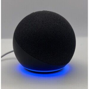 Amazon Echo Dot Model B7W64E Smart Speaker Black 4th Gen Power Supply-Reset